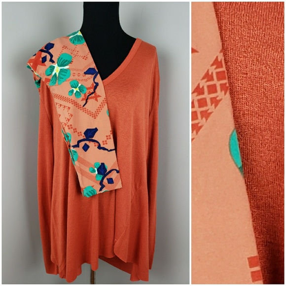 Beautiful Orange Lularoe Legging Set